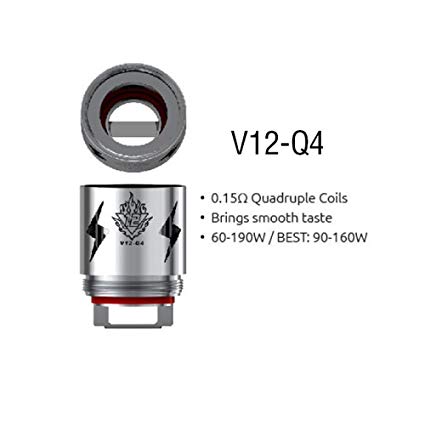 Digno transacción Correspondiente SMOK V12 Prince Coils-Single-V12-Q4 - TJ's E-Cigarettes