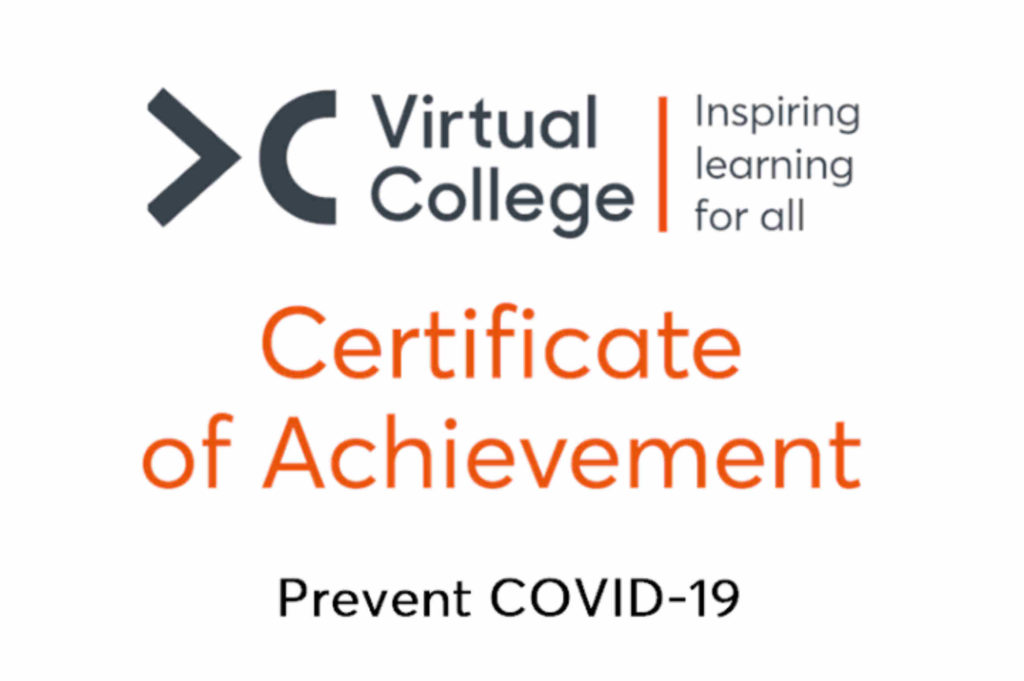 Certificate of Achievement COVID