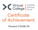Certificate of Achievement COVID